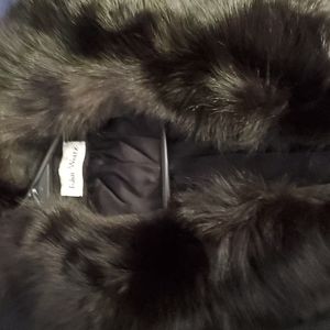 Vtg Gray Wool John Weitz coat